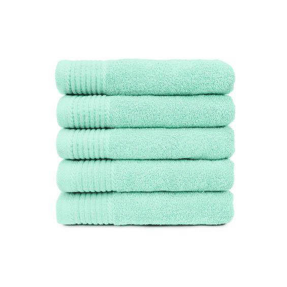 The One Badhanddoek 450 gram 70x140 cm Mint (5 stuks)