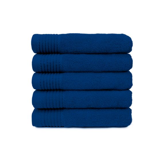 The One Handdoek 450 gram 50x100 cm Royal Blue (5 stuks)