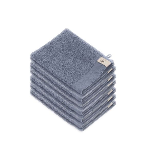 Walra Soft Cotton Washandje 16 x 21 cm 550 gram Indigo - 12 stuks