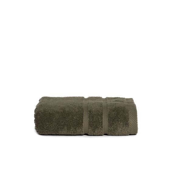 The One Handdoek Ultra Deluxe 50 x 100 cm 675 gr Olive Green