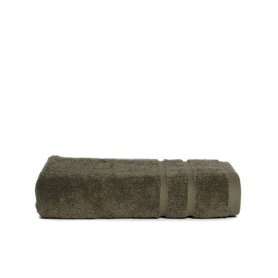 The One Handdoek Ultra Deluxe 70 x 140 cm 675 gr Olive Green
