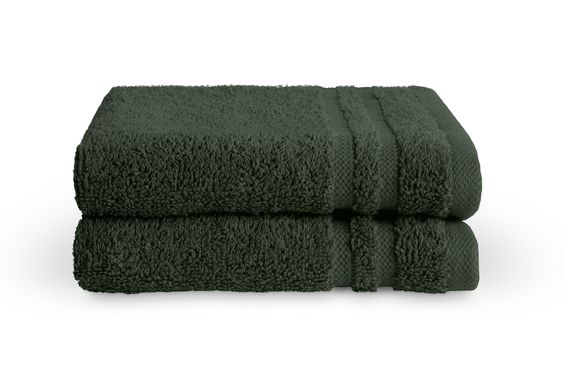 Byrklund Gastendoek Donker Groen 30x50 cm - 2 stuks