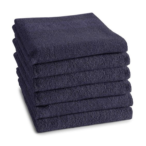 DDDDD Keukendoek Logo Blauw - 6 stuks