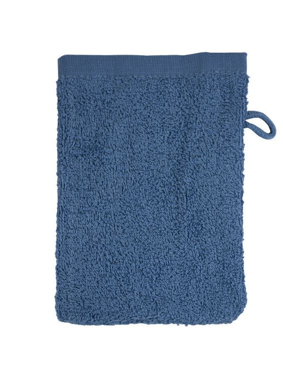 The One Washandje 500 gram 15x21 cm Denim Faded