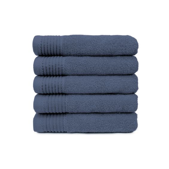 The One Badhanddoek 450 gram 70x140 cm Denim Faded (5 stuks)