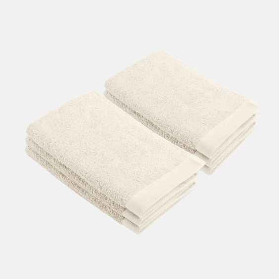 Walra Remade Cotton Gastendoekje 30 x 50 cm - 550 gr/m  - Beige - 6 stuks