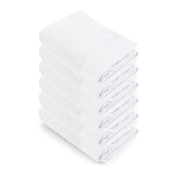 Walra Soft Cotton Handdoek 50x100 cm 550gram  White - 6 stuks