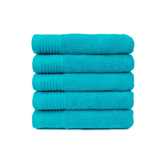 The One Badhanddoek 450 gram 70x140 cm Turquoise (5 stuks)