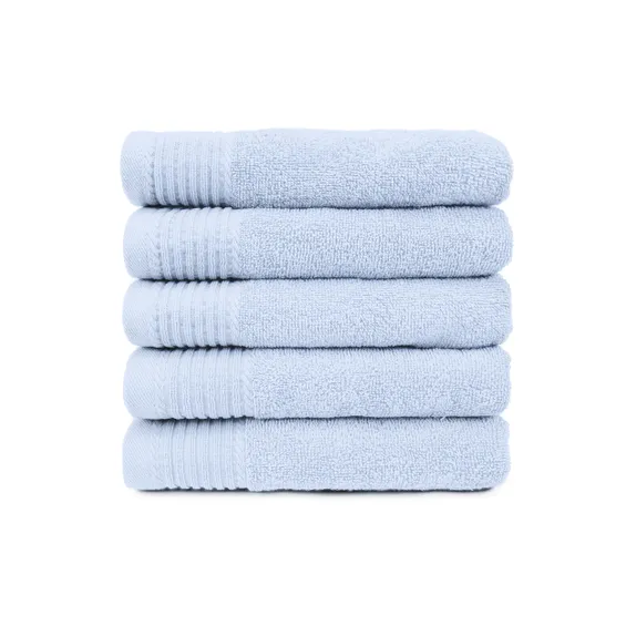 The One Badhanddoek 450 gram 70x140 cm Licht blauw (5 stuks)