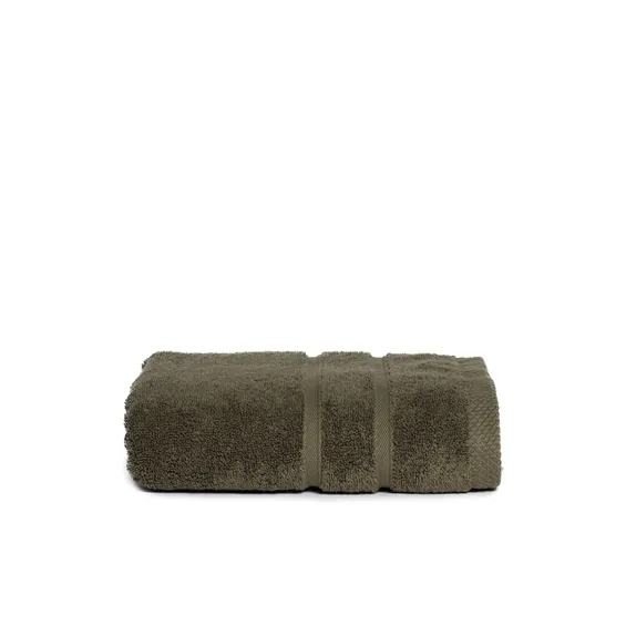 The One Handdoek Ultra Deluxe 50 x 100 cm 675 gr Olive Green