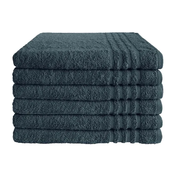 Byrklund Handdoek 70x140 cm 500gram Donkerblauw - 6 stuks
