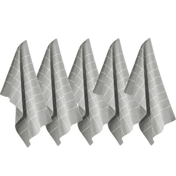 Byrklund Theedoek Do Dishes Grijs - 5 stuks