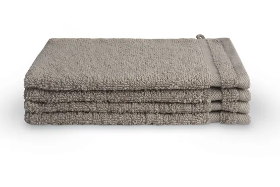 Byrklund Washand 16x21 cm 500gram Taupe - 12 stuks