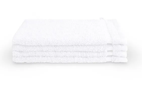 Byrklund Washand 16x21 cm 500gram Wit - 4 stuks