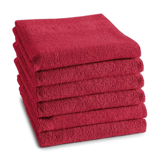 DDDDD Keukendoek Logo Rood - 6 stuks