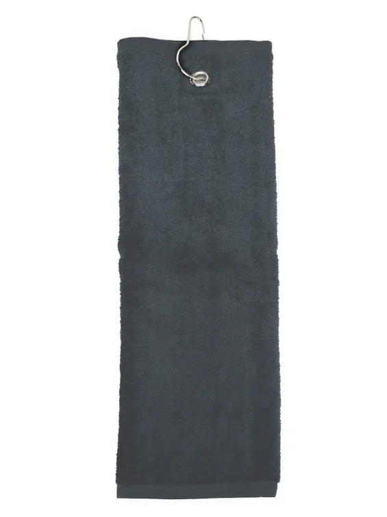 The One Golfhanddoek 40x50 cm 450 gram Antraciet
