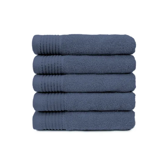 The One Badhanddoek 450 gram 70x140 cm Denim Faded (5 stuks)