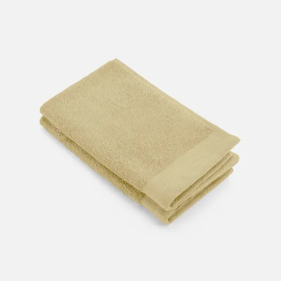 Walra Soft Cotton Gastendoekje 30 x 50 cm 550 gram Maisgeel - 2 stuks